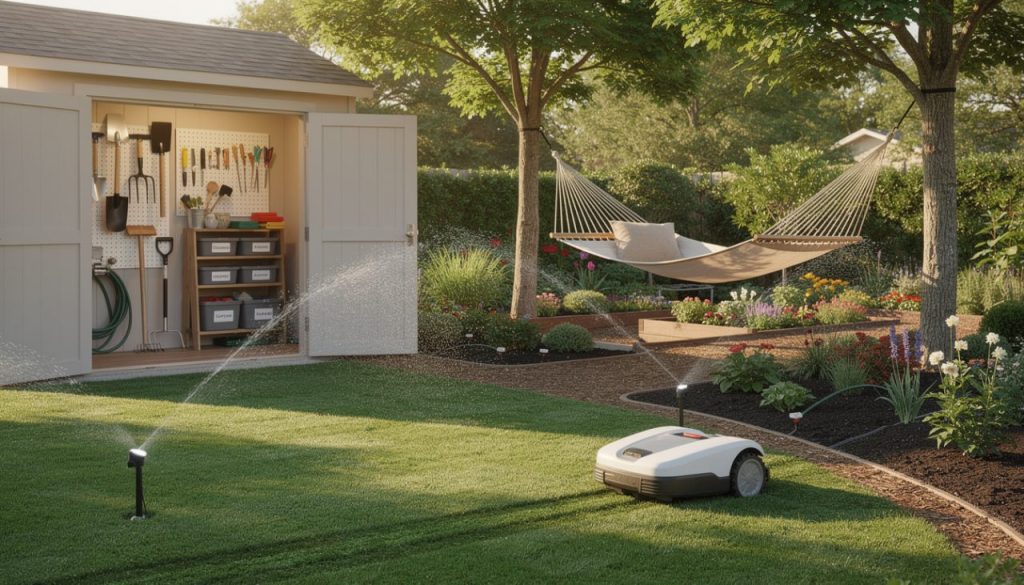 découvrez nos astuces pour entretenir votre jardin efficacement sans consacrer tous vos week-ends, et profitez d'un espace vert toujours impeccable avec un minimum d'efforts.