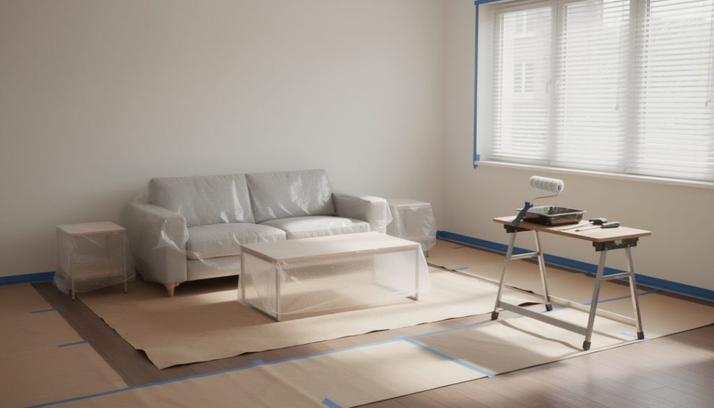 découvrez les étapes essentielles pour bien préparer une pièce avant de commencer vos travaux, afin d'assurer un chantier propre et organisé.