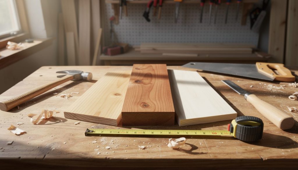 découvrez quel bois choisir pour réussir votre premier projet de menuiserie, avec des conseils pour sélectionner le matériau idéal selon vos besoins et votre niveau.