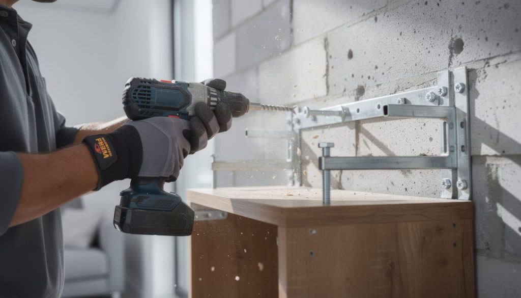 découvrez les techniques et conseils pour fixer en toute sécurité une charge lourde dans un mur, en choisissant les bons matériaux et outils adaptés à votre support.
