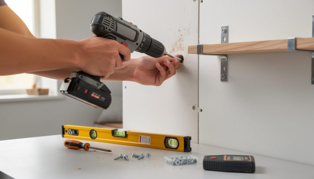 découvrez nos conseils pratiques pour fixer solidement une étagère dans un mur creux et optimiser votre espace de rangement en toute sécurité.