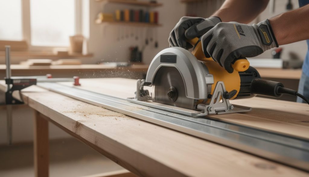 découvrez quel guide choisir pour réussir une coupe droite et précise avec une scie circulaire, et apprenez les astuces pour un résultat professionnel.