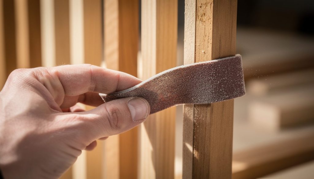 découvrez les outils idéaux pour poncer facilement entre les barreaux en bois et obtenir une finition parfaite.