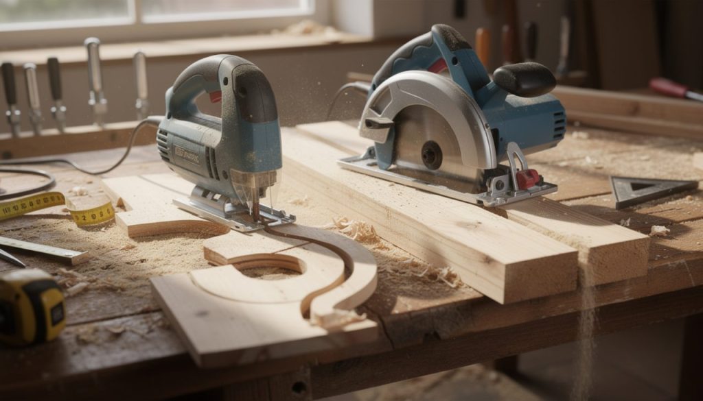 découvrez les différences entre la scie sauteuse et la scie circulaire pour choisir l'outil idéal pour couper du bois selon vos besoins et vos projets.