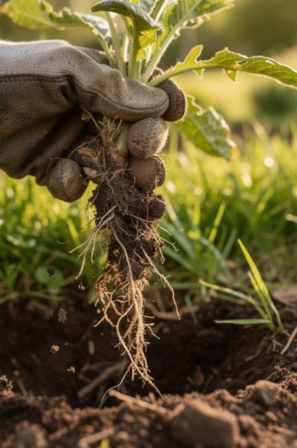 découvrez des méthodes efficaces pour enlever les mauvaises herbes avec leurs racines et protéger votre jardin durablement.