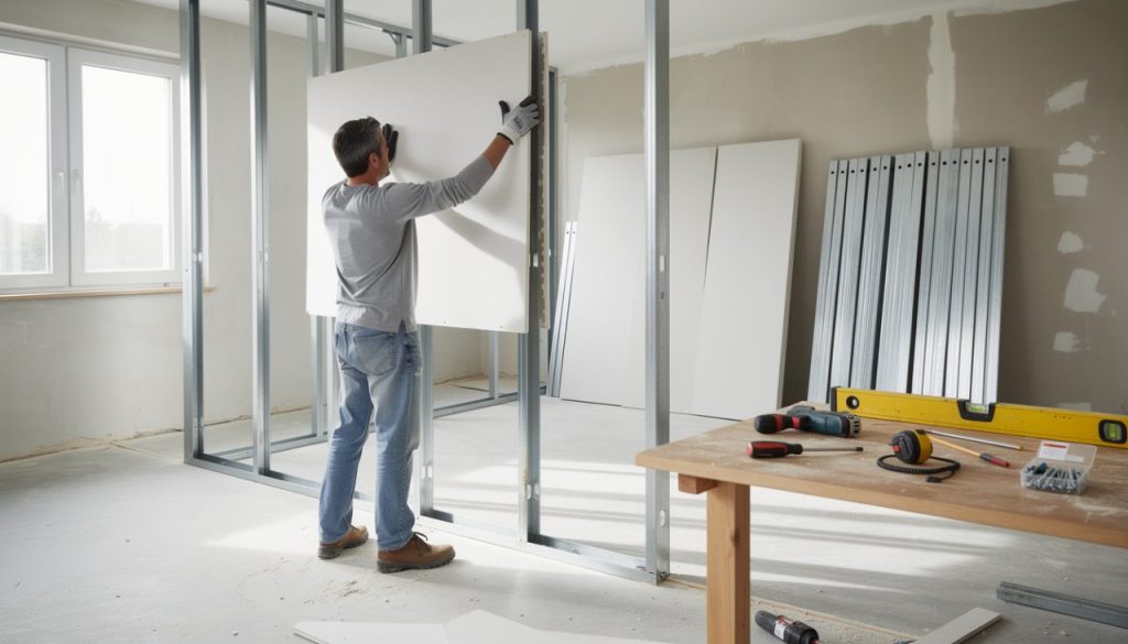 apprenez à réaliser facilement une cloison en placo vous-même grâce à notre guide détaillé étape par étape, adapté aux débutants comme aux bricoleurs confirmés.