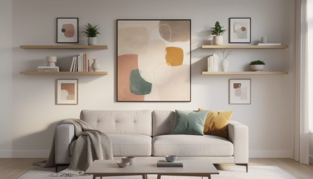 découvrez des idées créatives et faciles pour décorer le mur derrière votre canapé et transformer votre salon en un espace chaleureux et accueillant.