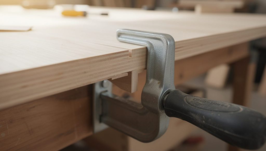 découvrez quel outil utiliser pour maintenir fermement deux pièces de bois à angle droit lors de vos travaux de menuiserie et bricolage.