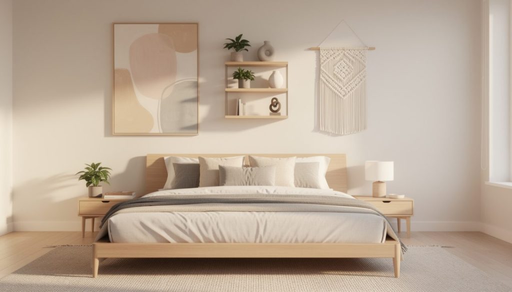 découvrez des idées inspirantes pour choisir la décoration parfaite au-dessus de votre lit et transformer votre chambre en un espace chaleureux et élégant.