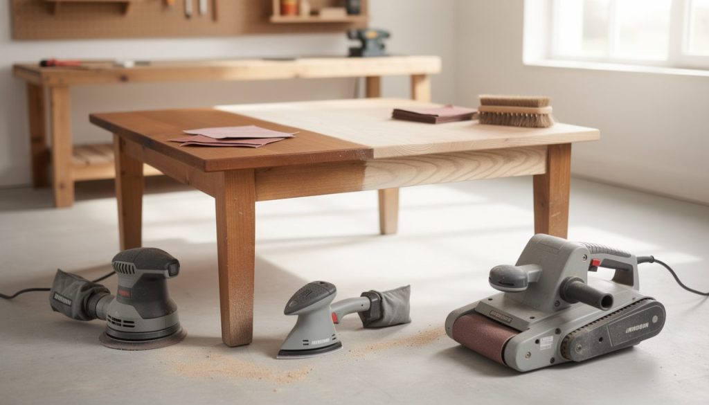 découvrez quelle ponceuse choisir pour un meuble en bois selon sa forme, son état et la finition souhaitée, pour un ponçage efficace et soigné.