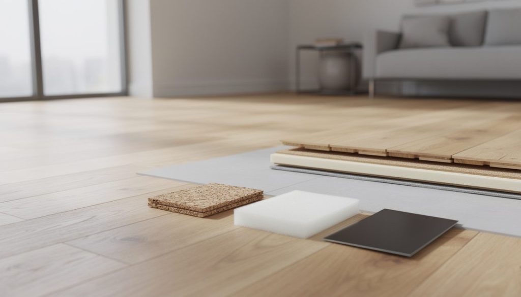 découvrez quelle sous-couche choisir sous un parquet flottant pour améliorer l’isolation acoustique et thermique, protéger le sol et faciliter la pose.