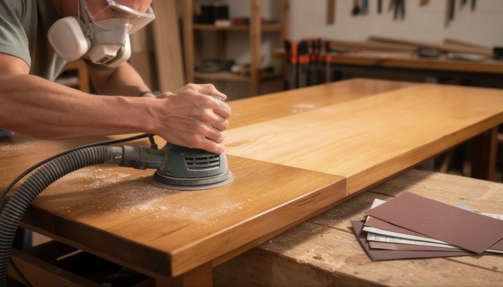 découvrez comment poncer une table en bois avant de la vernir : choix du grain, étapes de préparation et conseils pour obtenir une finition lisse et durable.