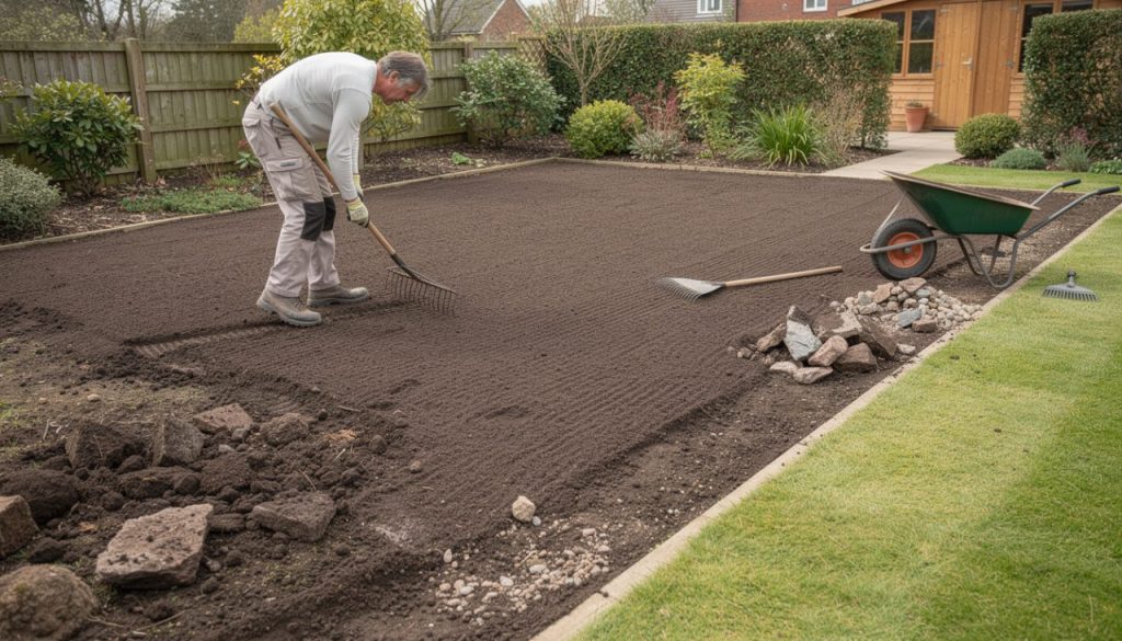 découvrez comment préparer votre terrain avant de semer du gazon : désherbage, travail du sol, nivellement et préparation d’un lit de semence idéal.