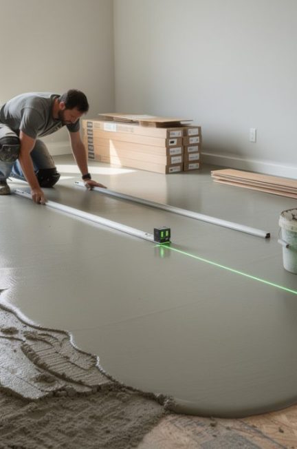 découvrez comment rattraper un sol irrégulier avant la pose d’un revêtement : diagnostic, préparation et solutions pour obtenir une surface plane et durable.