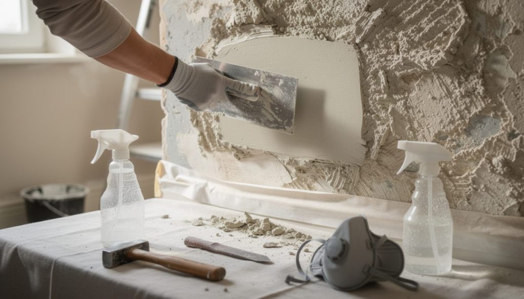 découvrez les outils adaptés pour enlever du crépi intérieur : grattoir, ponceuse ou décolleuse, et choisissez la méthode selon votre mur.